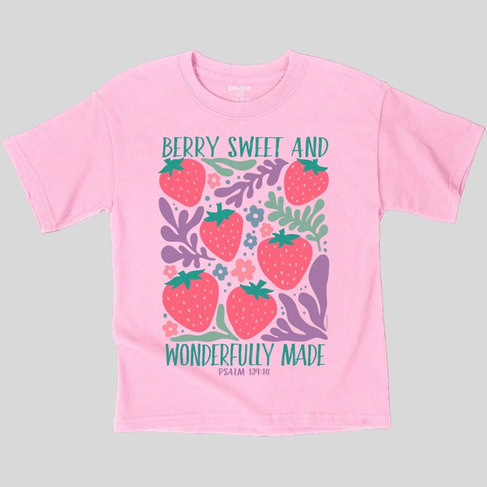 Strawberries Kids T-Shirt Large