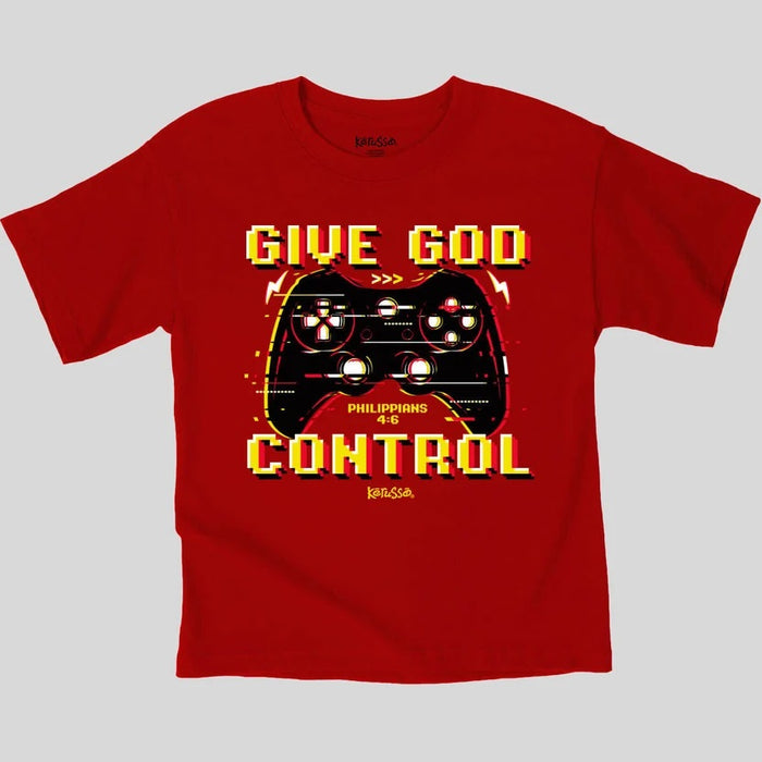 Give God Control Kids T-Shirt X-Small