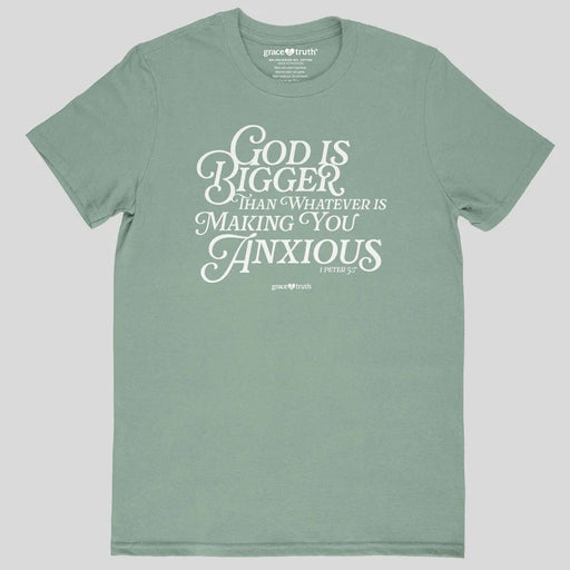 God is Bigger Grace & Truth T-Shirt Large