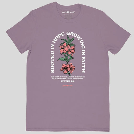 Rooted in Hope Grace & Truth T-Shirt Large