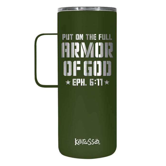 Armor of God - 22oz Stainless Steel Mug with Handle