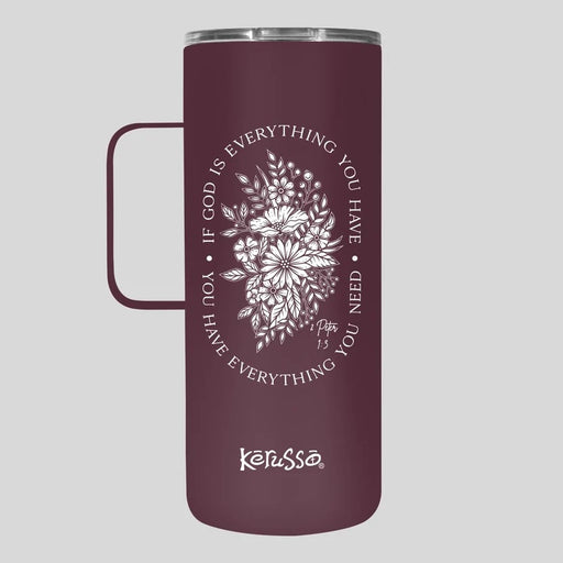 God is Everything - 22oz Stainless Steel Mug with Handle