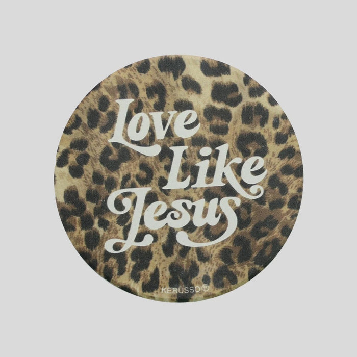 Love Like Jesus - Car Coaster