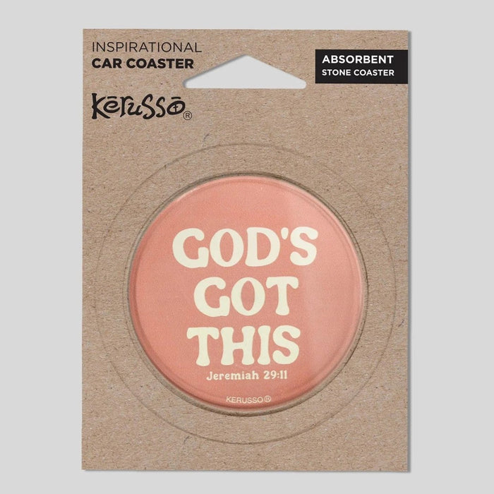God's Got This - Car Coaster