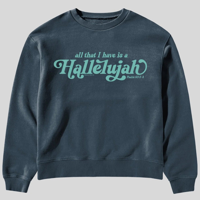 Hallelujah Boxy Crew Fleece Medium