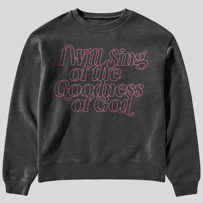 I Will Sing Boxy Crew Fleece Medium