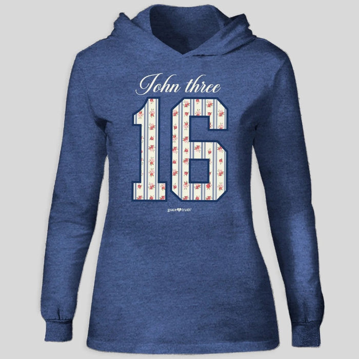 John 3:16 Hoody Tee Medium