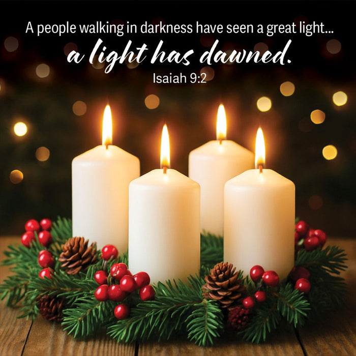 A Light Has Dawned Chistmas Cards (Pack Of 10)