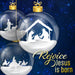 Rejoice Jesus Is Born Christmas Cards (Pack Of 10)