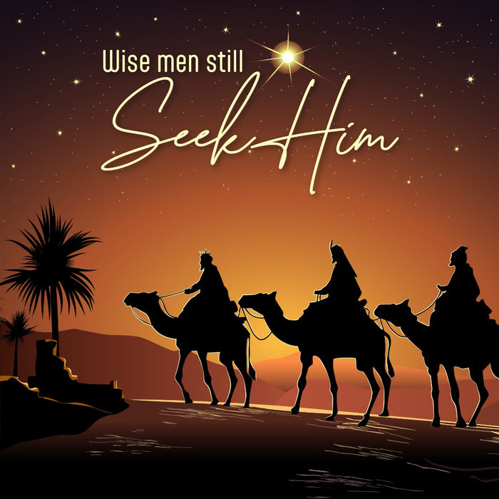 Wise Christmas Cards (Pack Of 10)