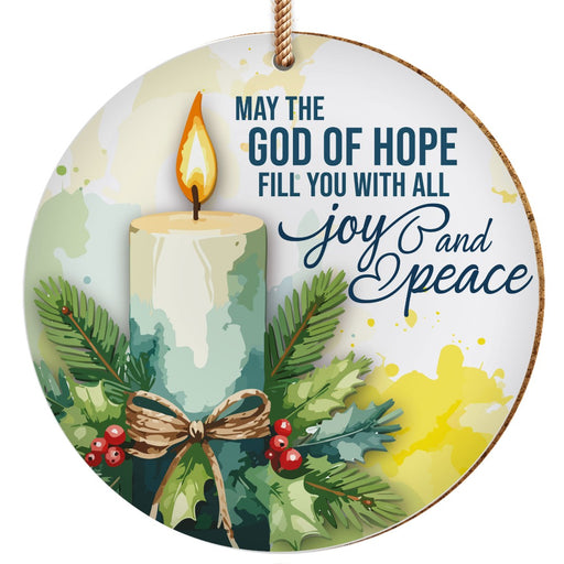 Joy & Peace Ceramic Christmas Decoration