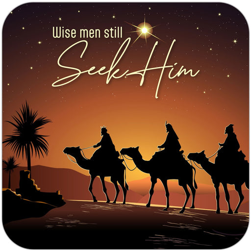 Seek Him Christmas Coaster