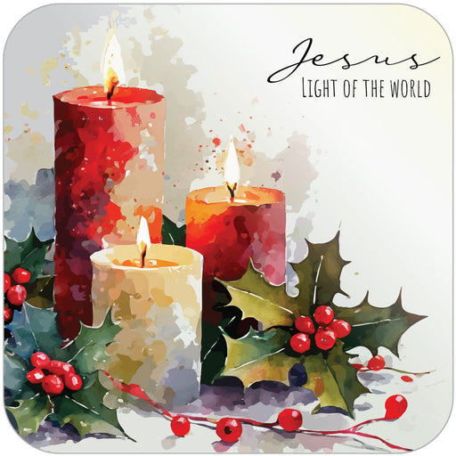 Candlelight Christmas Coaster