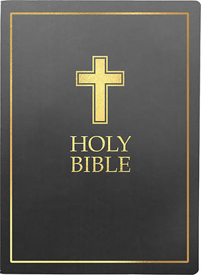 KJV Sword Bible, Giant Print, Black Ultrasoft, Cross Design