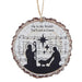 Joy To The World Wood Slice Ornament