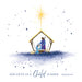 Watercolour Nativity Christmas Cards (Pack Of 10)