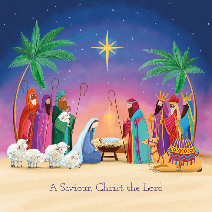 A Saviour Christmas Cards (Pack Of 10)