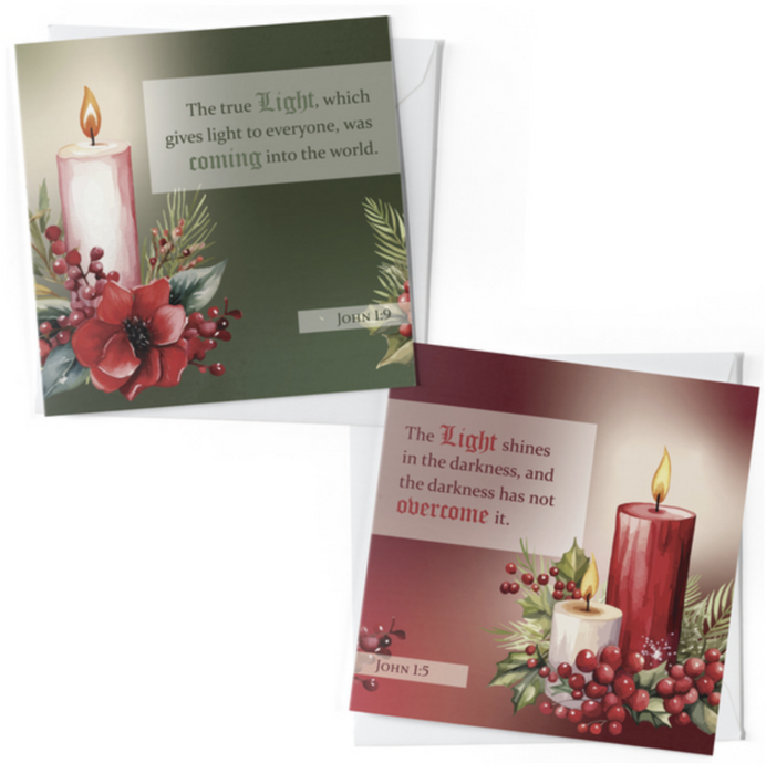 Christmas Box: Christmas Candles (Pack Of 16)
