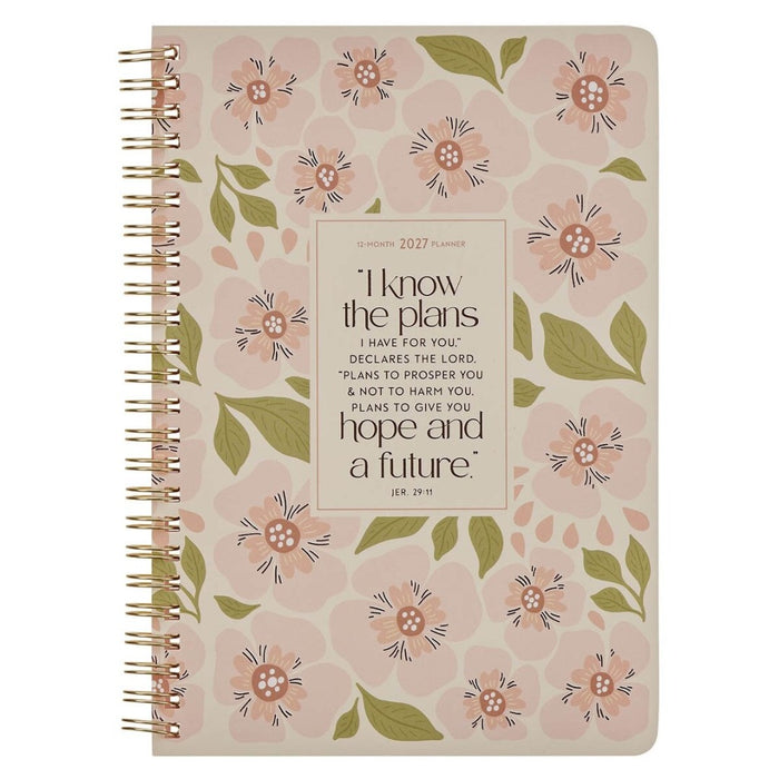 2027 Spiral Weekley Planner: I Know/Plans