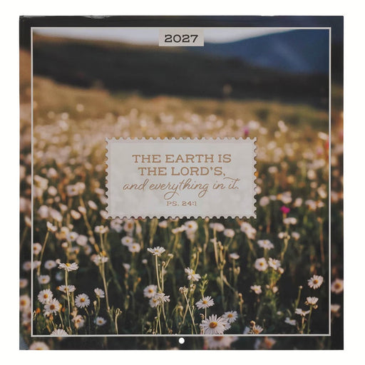 2027 Wall Calendar: The Earth Is The Lords