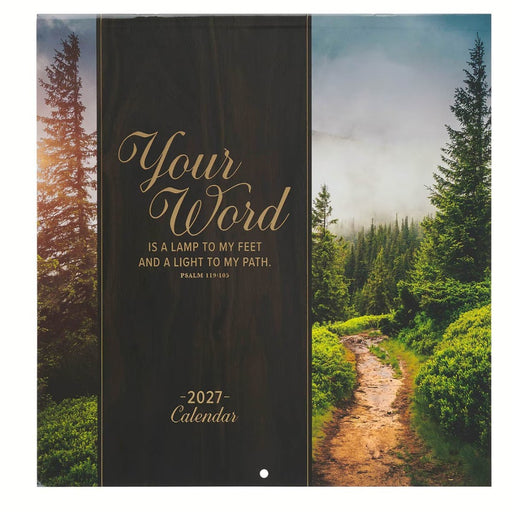 2027 Wall Calendar: Your Word Is A Lamp