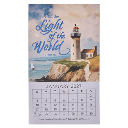 2027 Mini Magnet Calendar: Light Of The World