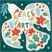 Christmas Cards Square: Peace On Earth Dove (Pack Of 4)