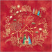Christmas Cards Square: All Is Calm All Is Bright (Pack Of 4
