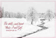 Christmas Boxed Cards: Be Still & Know (Pack Of 16)