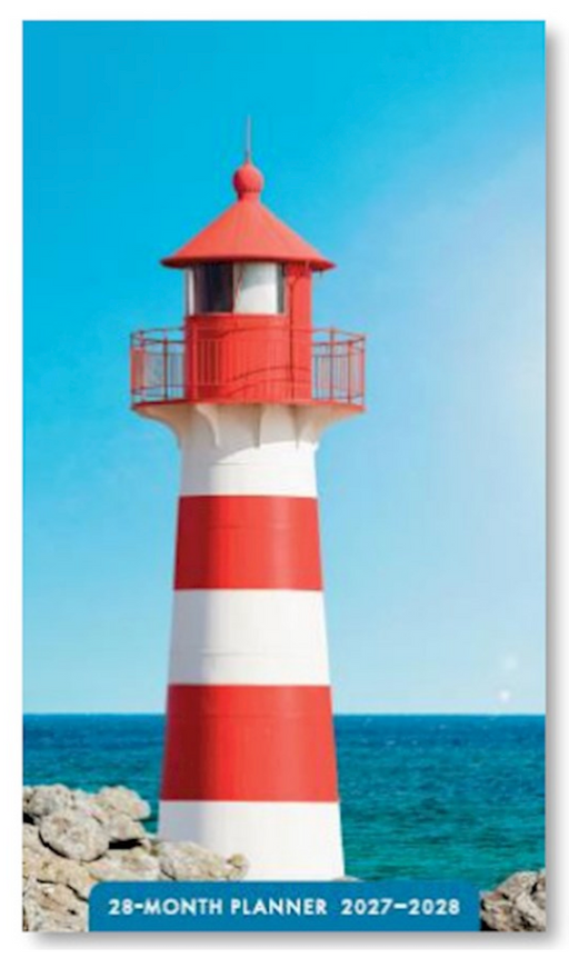 2027-2028 Pocket Planner: Lighthouse