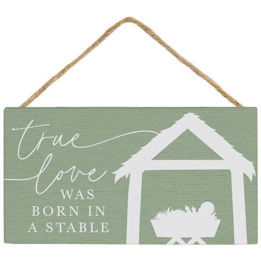 Hanging Plaque - True Love/Stable