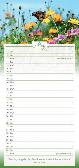 2027 Wall Calendar: Words Of Praise