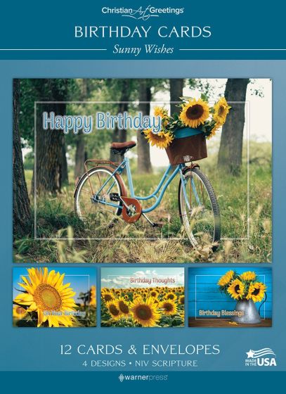 Sunny Wishes Boxed Cards (Pack of 12)