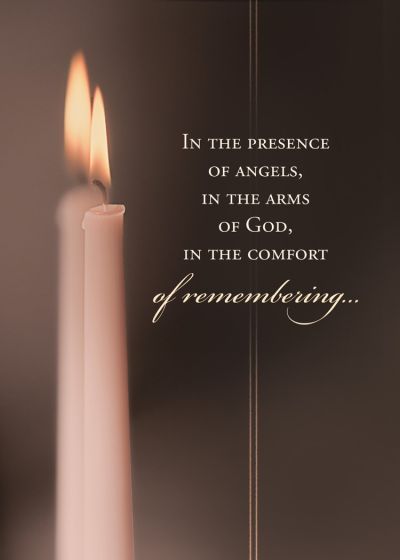 In God's Arms Boxed Cards (Pack of 12)