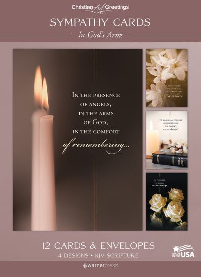 In God's Arms Boxed Cards (Pack of 12)
