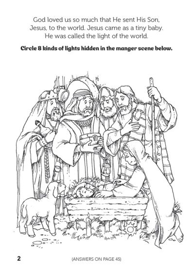 Itty Bitty Activity Book: Story of Jesus