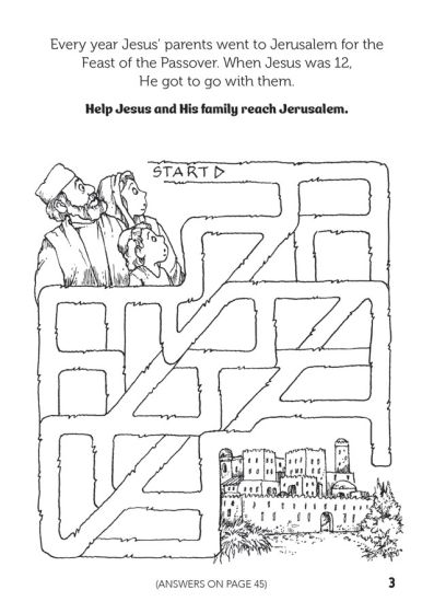 Itty Bitty Activity Book: Story of Jesus
