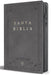 Biblia RVR 1960 letra grande, tamaño manual, símil piel gris