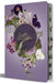 Biblia Reina Valera letra gigante, tapa dura, flores moradas