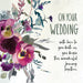 Mulberry Wedding Greetings Card