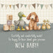 Knitted Toy Baby Greetings Card