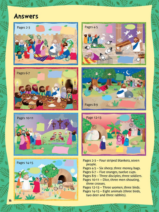 The Easter Story Sticker Book