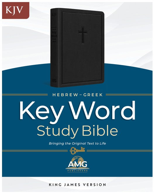 KJV Hebrew-Greek Key Word Study Bible, Black