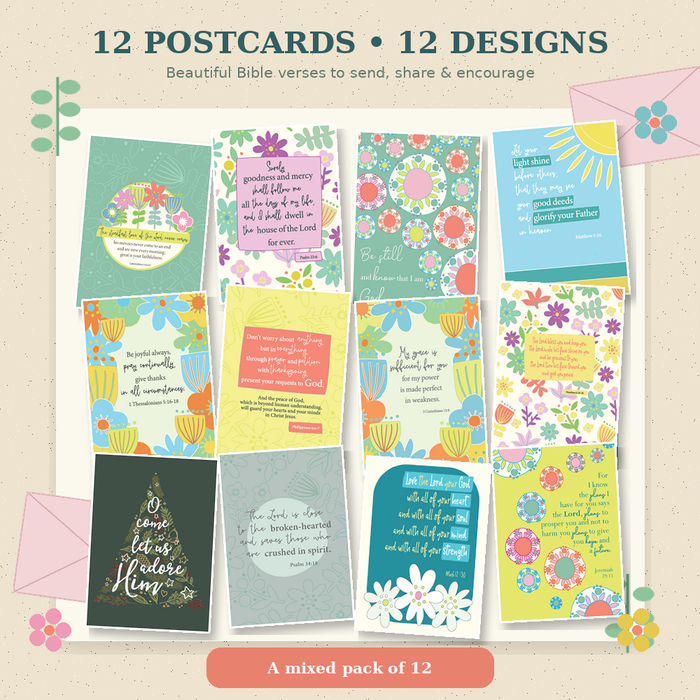 The Wee Sparrow Mixed Pack Of 12 Postcards 2026
