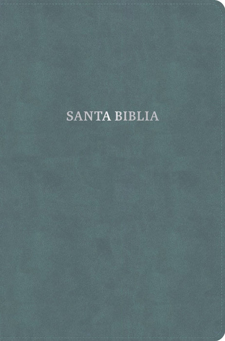 RVR 1960 Biblia Gracia, Azul Océno, Símil Piel