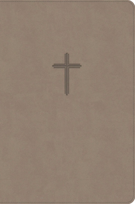 CSB Everyday Study Bible, Earth Suedesoft Leathertouch
