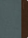 CSB Large Print Compact Reference Bible, Slate/Brown