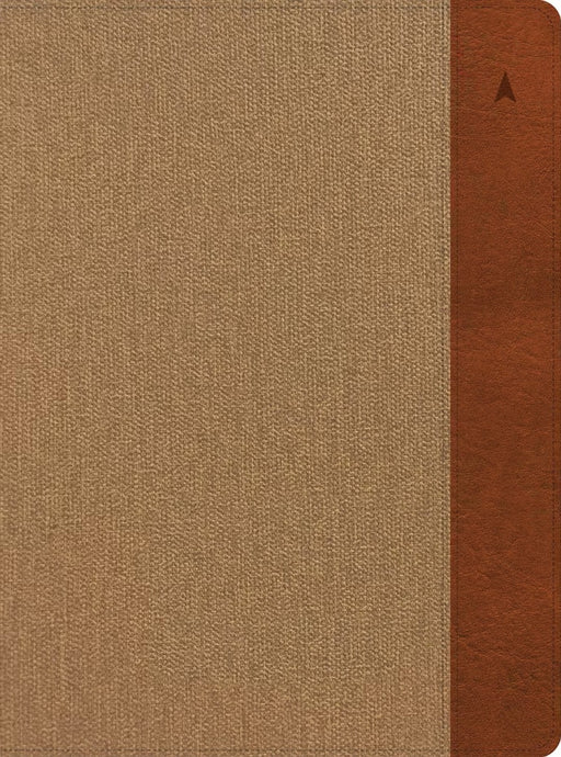 CSB Study Bible, Large Print, Khaki/Brown, Indexed