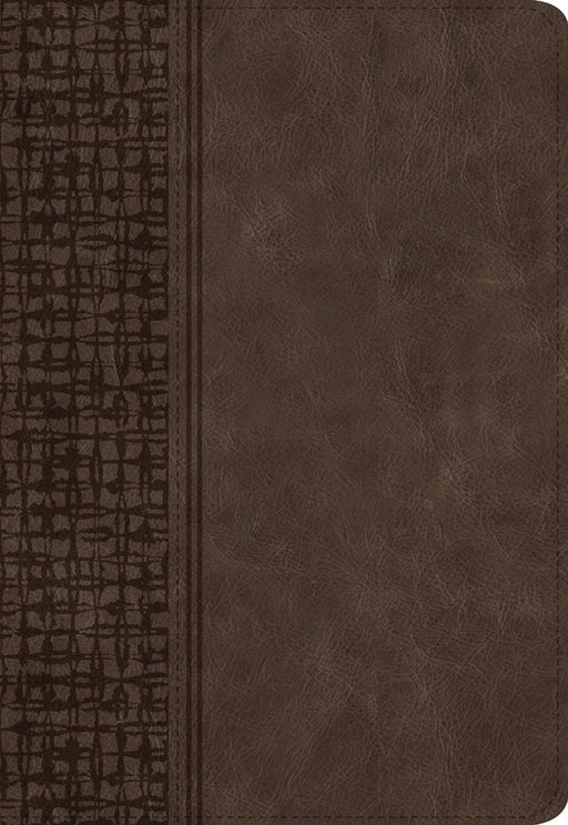 KJV Large Print Compact Reference Bible, Brown Leathertouch