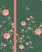 CSB Notetaking Bible, Green Floral, Zipper Edition